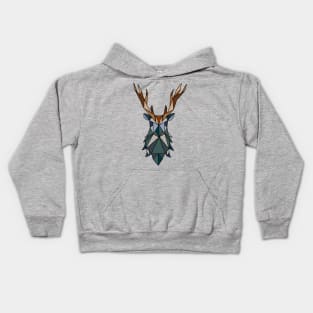 Geometric Deer Kids Hoodie